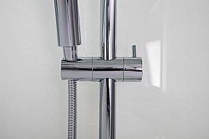 Душевая кабина Esbano Elegancia ES-L115CR 115x85 стекло матовое/профиль белый купить в интернет-магазине Sanbest