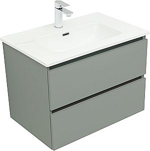 Тумба с раковиной Aquanet Вега 2.0 337960/330430 70 мисти грин для ванной в интернет-магазине Sanbest