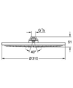 Душевая система Grohe Grohtherm 34730000 хром купить в интернет-магазине сантехники Sanbest