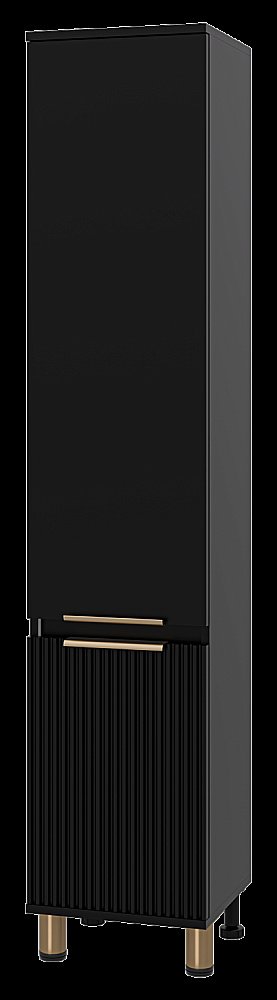 Пенал универсальный Misty ENFIDA 35 черный для ванной в интернет-магазине сантехники Sanbest