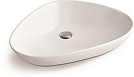 Раковина накладная SantiLine 59 SL-1034 белая купить в интернет-магазине Sanbest