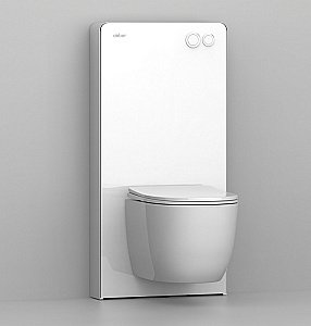 Система для инсталляции для унитаза Abber AC0107MW с белой клавишей смыва купить в интернет-магазине сантехники Sanbest