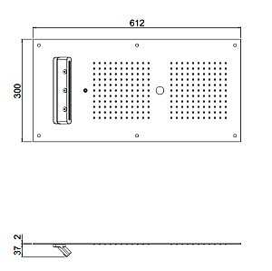 Верхний душ Carimali MyDream 23073XN-CRX купить в интернет-магазине сантехники Sanbest