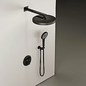 Душевая система Sancos Space SC3006MB черная матовая купить в интернет-магазине сантехники Sanbest