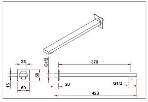 Душевая система Berges VENTAS 73006 черная матовая купить в интернет-магазине сантехники Sanbest