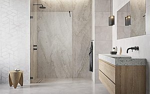Душевое ограждение Radaway Essenza Pro Brushed GunMetal Walk-in 115 10103115-92-01 стекло прозрачное/профиль брашированная оружейная сталь купить в интернет-магазине Sanbest