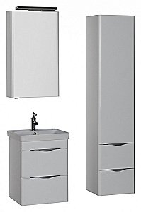 Пенал Aquanet Орлеан 40 белый для ванной в интернет-магазине сантехники Sanbest