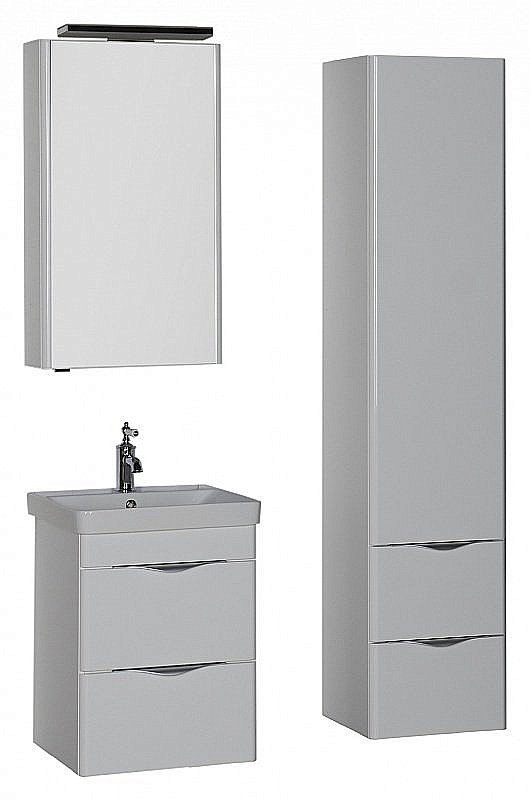 Пенал Aquanet Орлеан 40 белый для ванной в интернет-магазине сантехники Sanbest