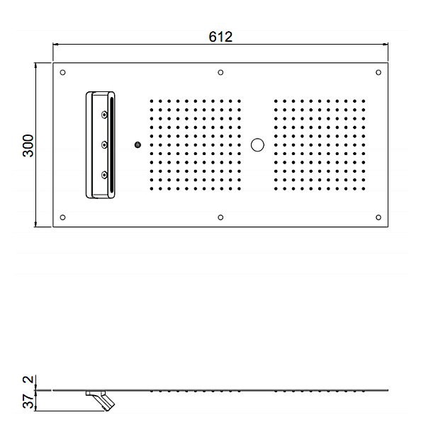 Верхний душ Carimali MyDream 23073XN-CRX купить в интернет-магазине сантехники Sanbest
