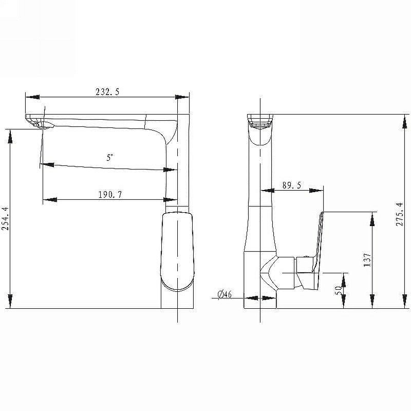Смеситель для кухни Kaiser Atrio 60044 купить в интернет-магазине сантехники Sanbest