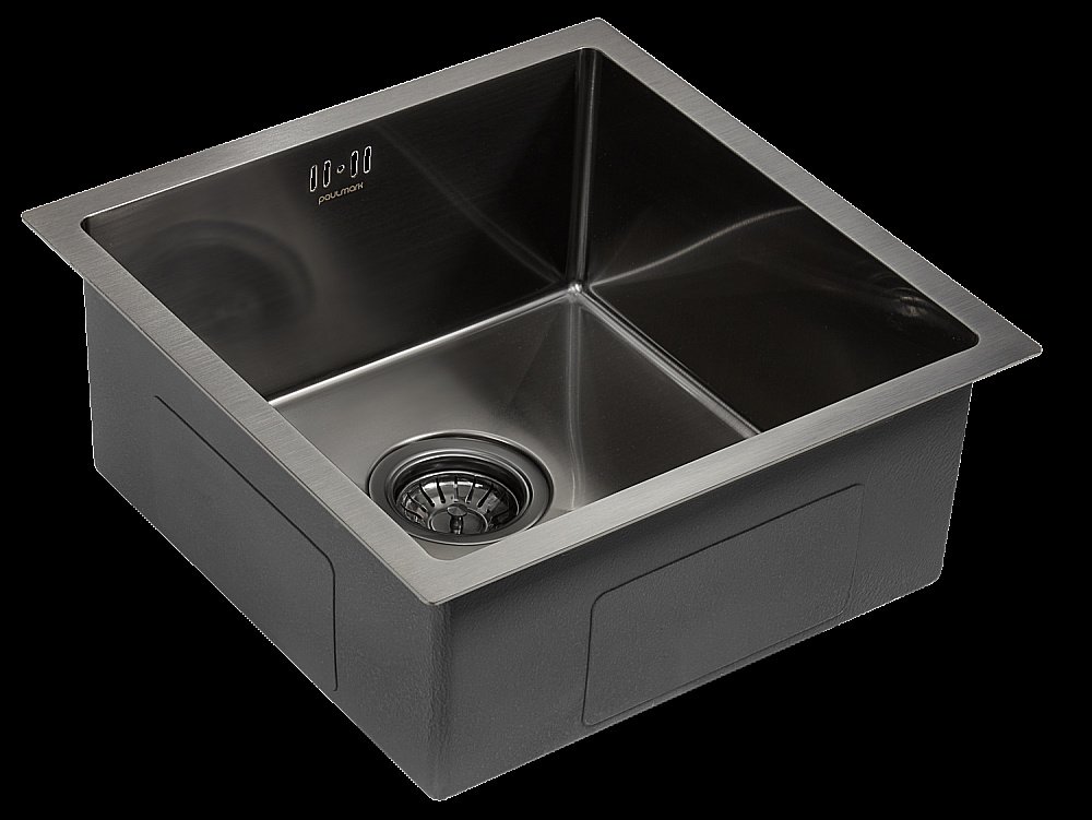 Мойка кухонная Paulmark Gerberg PM254444-GM купить в интернет-магазине сантехники Sanbest