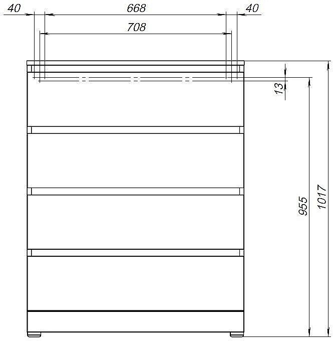 Комод Aquanet Сканди 302542 80 Дуб крафт для ванной в интернет-магазине сантехники Sanbest