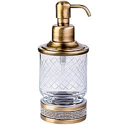 Диспенсер Boheme Royal Cristal 10929-BR бронза/Swarovski купить в интернет-магазине сантехники Sanbest