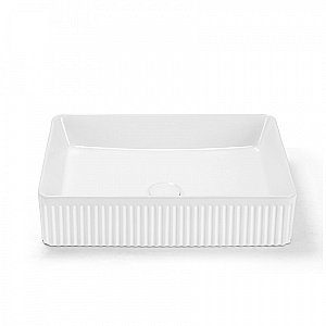 Раковина накладная Abber RECHTECK AC2216 белая купить в интернет-магазине Sanbest