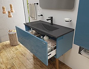 Раковина Creavit Su 100 SU100-00AM00E-0000 антрацит матовая купить в интернет-магазине Sanbest