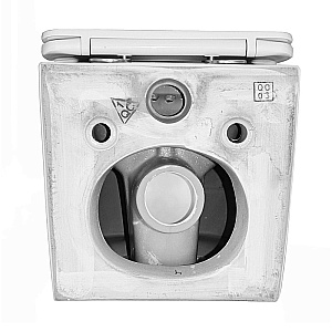 Унитаз подвесной Azario Teramo AZ-0053 SP белый, безободковый, с крышкой микролифт купить в интернет-магазине Sanbest