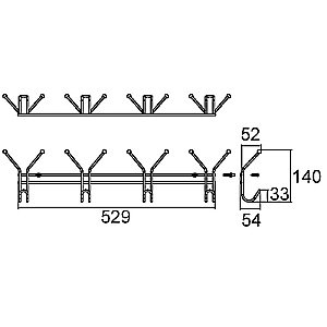 Крючок Milardo 003W000M41 хром купить в интернет-магазине сантехники Sanbest