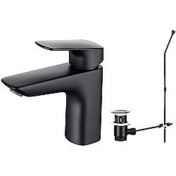 Смеситель для раковины Aquatek Вега AQ1011MB черный купить в интернет-магазине сантехники Sanbest