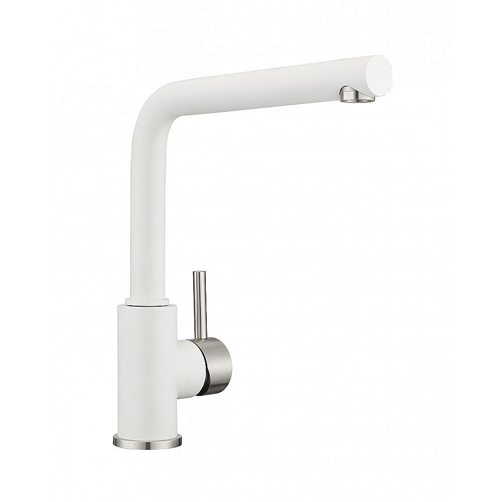 Смеситель для кухни Milacio Ultra MCU.555.WH белый/хром купить в интернет-магазине сантехники Sanbest