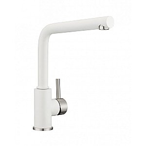 Смеситель для кухни Milacio Ultra MCU.555.WH белый/хром купить в интернет-магазине сантехники Sanbest