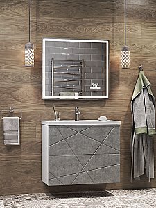 Зеркало VIGO Geometry Media z.GEO.80 в ванную от интернет-магазине сантехники Sanbest