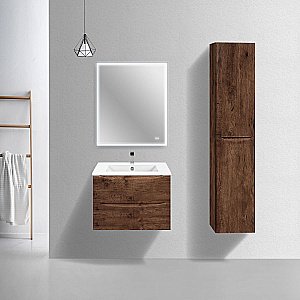 Тумба с раковиной Vincea Mia Slim 700 R.Wood для ванной в интернет-магазине Sanbest