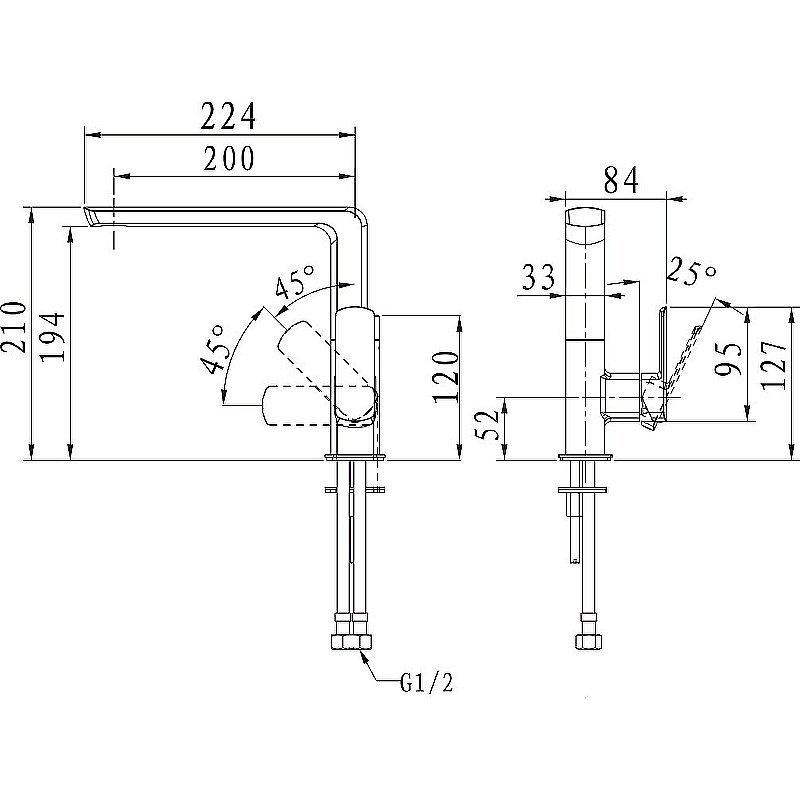 Смеситель для кухни Kaiser Saga 53044 купить в интернет-магазине сантехники Sanbest