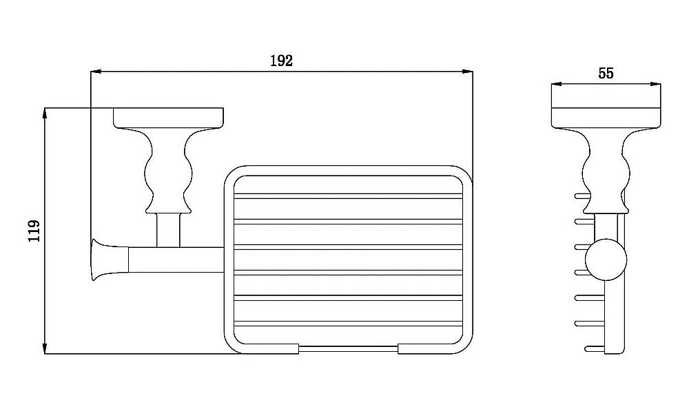 Мыльница Rush Crete CR35410 купить в интернет-магазине сантехники Sanbest
