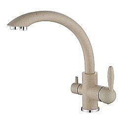 Смеситель для кухни Paulmark Essen Es213001-328 Бежевый, хром купить в интернет-магазине сантехники Sanbest