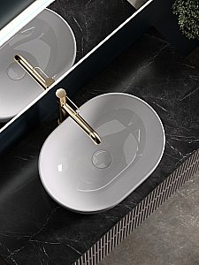 Тумба с раковиной Sancos SNOB R 100 со столешницей, Doha Soft для ванной в интернет-магазине Sanbest