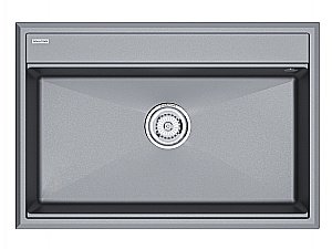 Кухонная мойка Paulmark STEPIA-750 PM117551-GRM 750х510 серый металлик купить в интернет-магазине сантехники Sanbest
