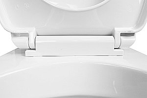 Унитаз подвесной Creo Ceramique PROJECT 4551+PR1100N с инсталляцией Loranto безободковый, с сиденьем микролифт, белый купить в интернет-магазине Sanbest