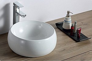 Раковина накладная Belbagno 40 BB1065 белая купить в интернет-магазине Sanbest