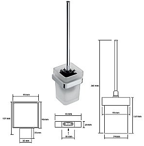 Ёршик подвесной Bemeta Via 135013012 купить в интернет-магазине сантехники Sanbest