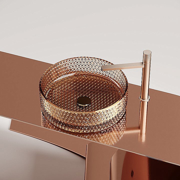 Раковина Ceramica Nova Cristal 36 CN6058 бежевая купить в интернет-магазине Sanbest