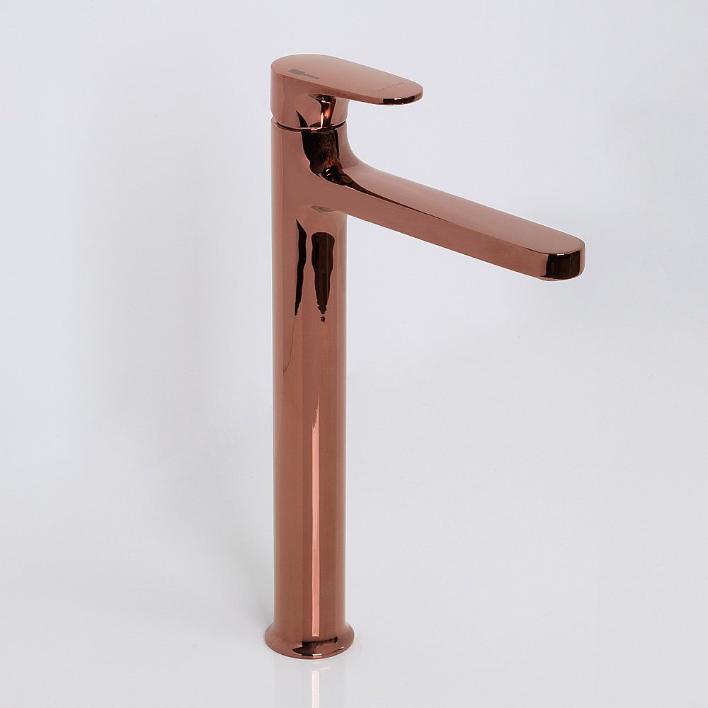 Смеситель для раковины WasserKRAFT Asphe 7700 7703H розовое золото купить в интернет-магазине сантехники Sanbest