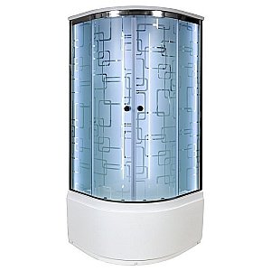 Душевая кабина DTO ЕМ4580 LED 80х80 купить в интернет-магазине Sanbest