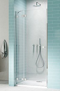 Душевая дверь Radaway Essenza Pro DWJ 100 стекло прозрачное/профиль хром купить в интернет-магазине Sanbest