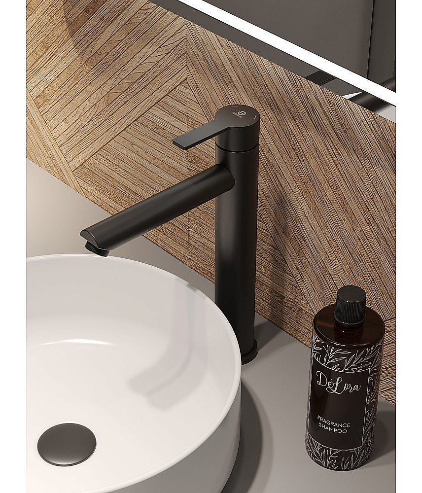 Cмеситель для раковины Agger Easy A3112144 черный матовый купить в интернет-магазине сантехники Sanbest