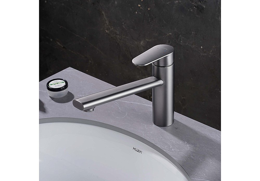 Смеситель для кухни Aquatek Ника AQ1880BGM оружейная сталь купить в интернет-магазине сантехники Sanbest