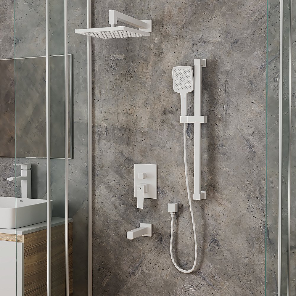 Душевая система Rush Thira TR3635-60White белая матовая купить в интернет-магазине сантехники Sanbest