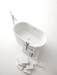 Акриловая ванна Kerasan Nolita 5350 Белый купить в интернет-магазине Sanbest