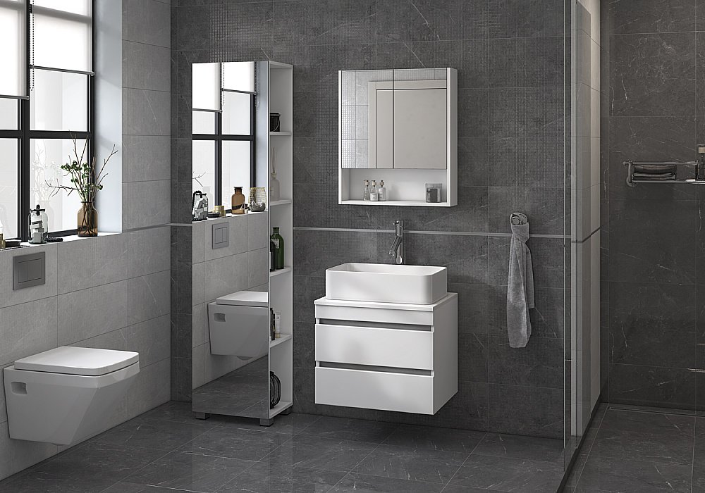 Зеркальный шкаф VIGO Urban 39-600 купить в интернет-магазине сантехники Sanbest