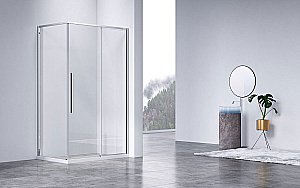 Душевой уголок Vincea SLIM-N VSR-4SN9012CL 120x90 стекло прозрачное/профиль хром купить в интернет-магазине Sanbest