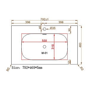 Раковина Oliveeka 80 M115W80 белая матовая купить в интернет-магазине Sanbest