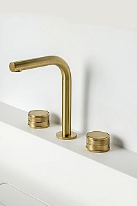 Смеситель для раковины Boheme Prestige 152-MG-PR золото матовое купить в интернет-магазине сантехники Sanbest