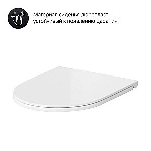 Унитаз-компакт AM.PM Gem C908607SC белый, с бачком купить в интернет-магазине Sanbest