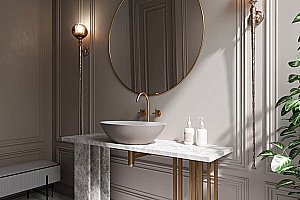 Раковина Holbi Dione 60 Soft Rock Color 1.02.006.11.3 цвет по RAL купить в интернет-магазине Sanbest