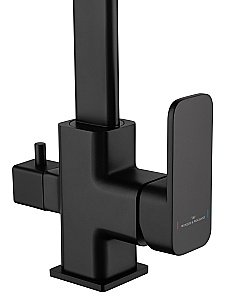 Смеситель для кухни с подключением фильтра WONZON & WOGHAND, Черный матовый (WW-88458004-MB) купить в интернет-магазине сантехники Sanbest