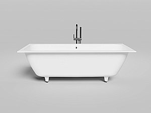 Ванна Salini Orlanda AXIS S-Stone 180x80 103222M белая матовая купить в интернет-магазине Sanbest